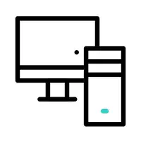 On-site and remote support icon